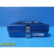Arthrex AR-2180WS Sterilization Instrument Case w/ Divider Perforated Tray~39333