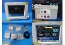 Philips Intellivue MP30 Monitor W/ MMS + Extension Module & Leads ~ 38358