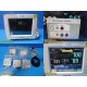 Philips Intellivue MP30 Monitor W/ MMS + Extension Module & Leads ~ 38358