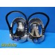 Lot of 2 Stryker T5 Surgical Helmet System Ref 0400-610-000 | TESTED ~ 39290