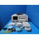 GE Corometrics 259C 250 Series Fetal Monitor w/ US+TOCO Transducer & Leads ~ 39268