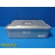 Aesculap JK789 JK741 3/4 SterilContainer W/ JK100 Filter Retainer ~ 39339