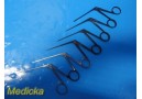 6x ENT Micro Ear Forceps Set JedMed 34-0254 VM101-3281 Olympus Richards ~ 39768