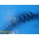 6x ENT Micro Ear Forceps Set JedMed 34-0254 VM101-3281 Olympus Richards ~ 39768