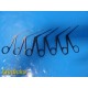 6x ENT Micro Ear Forceps Set JedMed 34-0254 VM101-3281 Olympus Richards ~ 39768