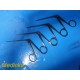 6x ENT Micro Ear Forceps Set JedMed 34-0254 VM101-3281 Olympus Richards ~ 39768