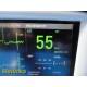Datascope Trio (NBP SpO2 ECG Resp/Temp) Patient Monitor W/ Leads & Printer~39757