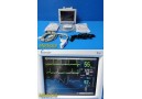 Datascope Trio (NBP SpO2 ECG Resp/Temp) Monitor W/ Leads & Printer ~ 39274