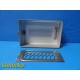 Aesculap Quarter Dental Sterilization Container JN089 W/ Filter Retainer ~ 39348
