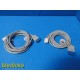 Lot of 2 GE Masimo SET SpO2 Interface Cable Ref 2017002-001 | 12ft ~ 39331