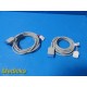Lot of 2 GE Masimo SET SpO2 Interface Cable Ref 2017002-001 | 12ft ~ 39331