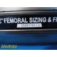 Attune Intuition 2545-01-703 Femoral Sizing Finishing Sterilization Case ~ 39318