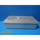 Case Medical Sterilization Container w/ Baskets & Filter Retention Plates ~39324