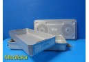 Case Medical Sterilization Container W/ Basket & 4 Filter Retainer Plates ~39327