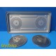 Case Medical Sterilization Container W/ Basket & 4 Filter Retainer Plates ~39327
