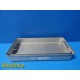 Case Medical Sterilization Container W/ Basket & 4 Filter Retainer Plates ~39327
