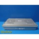 Case Medical Sterilization Container W/ Basket & 4 Filter Retainer Plates ~39327