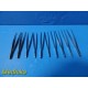 10x Codman V Mueller Weck Tissue Thumb Forceps 1x2 | 2x3 Teeth | 5.5-6.25 ~39314