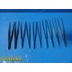 10x Codman V Mueller Weck Tissue Thumb Forceps 1x2 | 2x3 Teeth | 5.5-6.25 ~39314