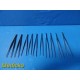 10x Codman V Mueller Weck Tissue Thumb Forceps 1x2 | 2x3 Teeth | 5.5-6.25 ~39314