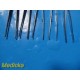 10x Codman V Mueller Weck Tissue Thumb Forceps 1x2 | 2x3 Teeth | 5.5-6.25 ~39314