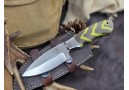 OJI&trade; AUS‑8 Premium Series Knife &ndash; Micarta Handle, Full Tang W/ Sheath ~ 39812C