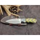 OJI™ AUS‑8 Premium Series Knife – Micarta Handle, Full Tang W/ Sheath ~ 39812C
