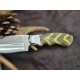 OJI™ AUS‑8 Premium Series Knife – Micarta Handle, Full Tang W/ Sheath ~ 39812C