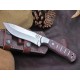 OJI Premium Handmade AUS-8 Steel Knife Full Tang Micarta Handle w/ Sheath ~ 39812B