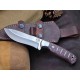 OJI Premium Handmade AUS-8 Steel Knife Full Tang Micarta Handle w/ Sheath ~ 39812B