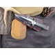OJI™ Premium AUS‑10 Steel Knife – Micarta Handle, Drop Point, Sheath ~ 39811C