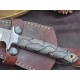 OJI™ Premium AUS‑10 Steel Knife – Micarta Handle, Drop Point, Sheath ~ 39811C