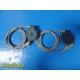 2x Philips M1355 Compatible TOCO Transducers Pacific Medical ~8ft Cable ~ 39369