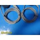 2x Philips M1355 Compatible TOCO Transducers Pacific Medical ~8ft Cable ~ 39369
