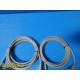 2x Philips M1355 Compatible TOCO Transducers Pacific Medical ~8ft Cable ~ 39369
