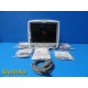 GE Dash 5000 Patient Monitor (SPO2/NIBP/ECG/TEMP Print Battery) W/ Leads ~ 39357