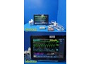 Philips IntelliVue MX800 Monitor w/ X2 M3001A+M3015A CO2 Module Leads Dock~39386