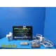 Philips IntelliVue MX800 Monitor w/ X2 M3001A+M3015A CO2 Module Leads Dock~39386