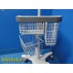 Verathon GlideScope Ergonomic Mobile Cart/Rolling Stand w/ Dual Baskets ~ 39387