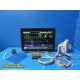 2015 Philips IntelliVue MX800 Monitor w/ MMS, M3015A CO2 Dock Leads Remote~39385