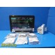 2015 Philips IntelliVue MX800 Monitor w/ M3001A, M3012A, Dock & Leads ~ 39855