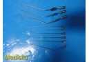 V. Mueller AU15034 AU15030 Baron Frazier Suction Tubes W/ Stylets ~ 39849