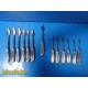 13x V. Mueller Chandler Bone Elevator Set OS4150001‑004 | Stainless Steel ~39409