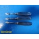 13x V. Mueller Chandler Bone Elevator Set OS4150001‑004 | Stainless Steel ~39409
