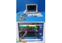 Philips MP60 Intellivue Patient Monitor W/ MMS+Recorder Modules & Leads ~ 39880