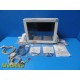 Philips MP60 Intellivue Patient Monitor W/ MMS+Recorder Modules & Leads ~ 39880