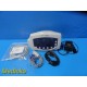 Welch Allyn 53NT0 Patient Monitor P/N 007-0104-00 Leads & NEW Battery PSU~39886
