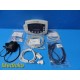 Welch Allyn Protocol 53ST0 Patient Monitor W/ Leads & New Battery & PSU ~ 39889