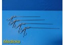 Lot of 4 Richard Wolf 8383.46 Laparoscopic Scissors 5 mm &times; 32 cm ~ 39957