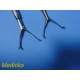 2x Richard Wolf 8395.901 10mm Serrated Laparoscopic Grasper Inserts ~ 39958